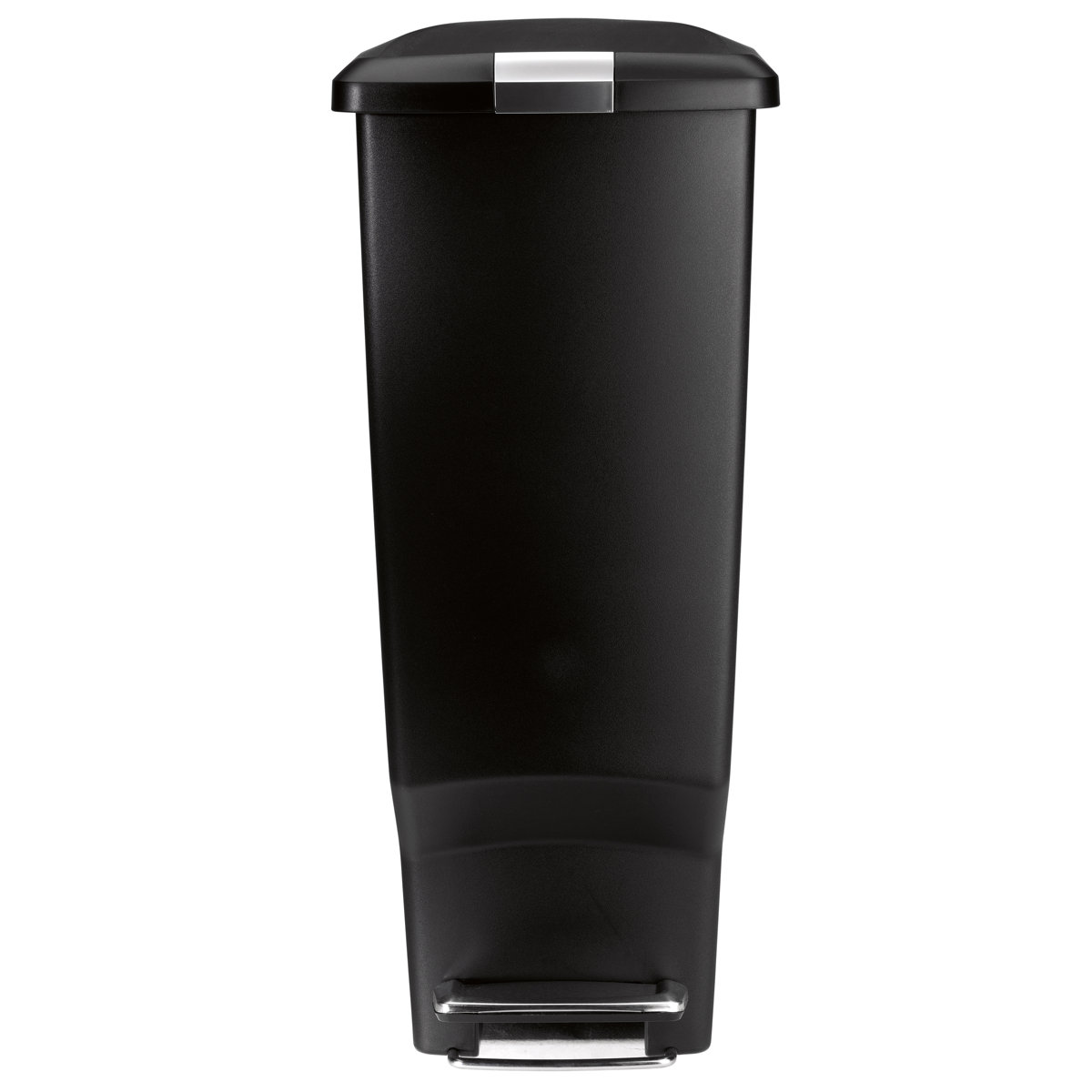 simplehuman 40 Liter / 10.6 Gallon Slim Kitchen Step Trash Can with Secure Slide Lock, Plastic